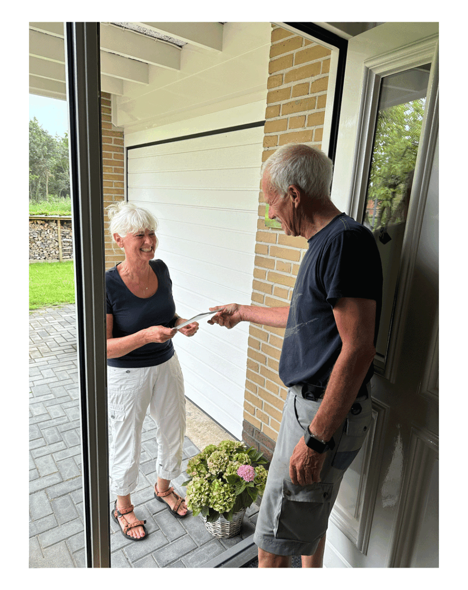 Meitinker komt op bezoek