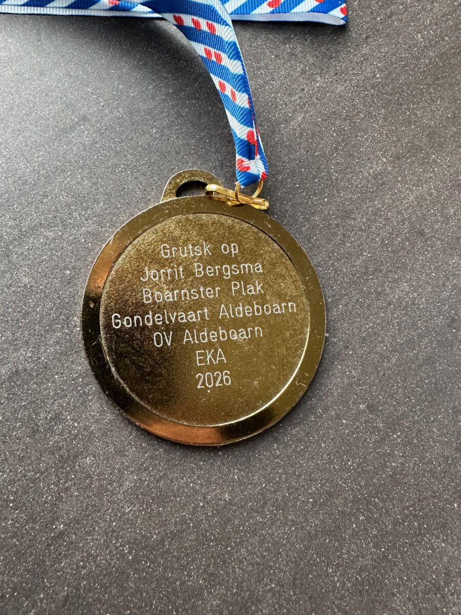 Jorrit Bergsma gehuldigd